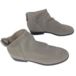 Gentle Souls By Kenneth Cole Emma‎ Booties Oyster Suede Women's Size 7.5